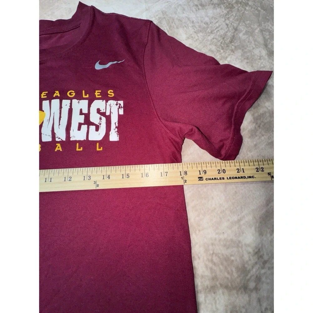 Lot of 2 Clovis west Eagles Football Nike & Gildan Tshirts Medium